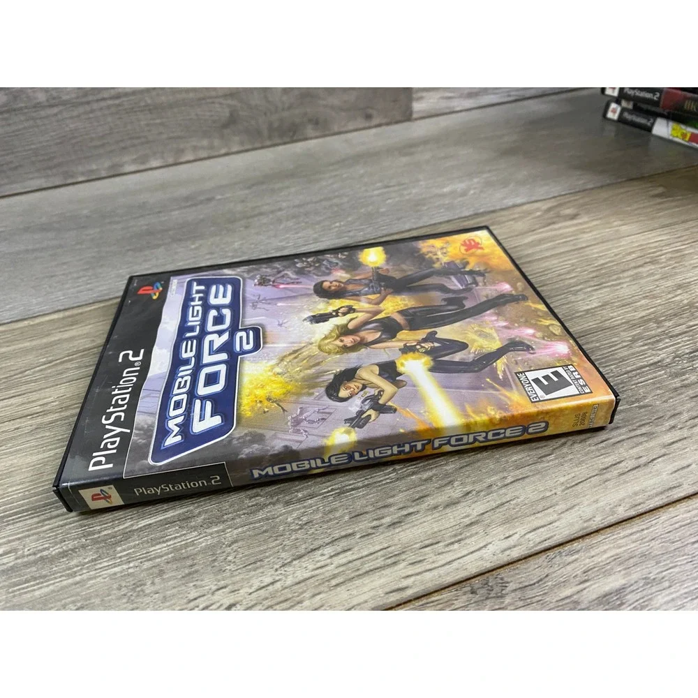 Mobile Light Force 2 Sony PlayStation 2 PS2 Case‎ and Manual Only No Game